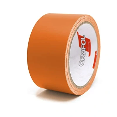 Image of Finest Folia 10 Metres Matt Decorative Strips for Car, Truck, Motorcycle, Boat, Model Making, Crafts, DIY Strips, Self Adhesive (Pastel Orange Matt, 30 mm Width)
