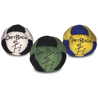 Image of World Footbag Dirtbag Classic Hacky Sack â“ 3 Pack Assorted Colors