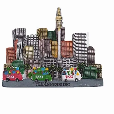 Image of Johannesburg South Africa 3D Fridge Magnet Travel Souvenir Gift Collection,Home &amp; Kitchen Decoration Magnetic Sticker,South Refrigerator