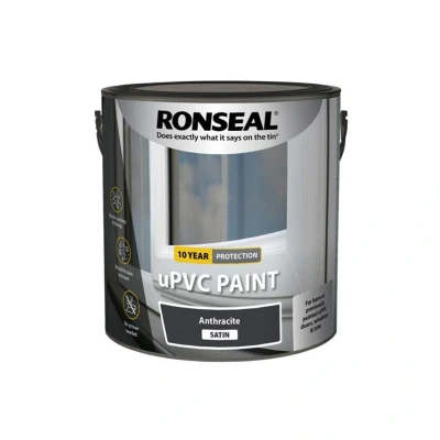 Image of Ronseal uPVC Paint Anthracite Satin 2.5L