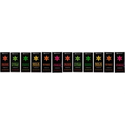 Image of (2 Pack) Montezumas Chocolate Org Dark Orange &amp; Geranium Bar 100g 2 PACK BUNDLE