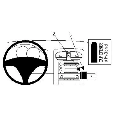 Image of Brodit 854233 Proclip Mount for Corvette 08 10