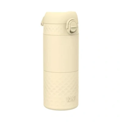 Image of Ion8 Insulated Travel Mug, Leak Proof, Triple Lock Secure, Spill Free in Transit, Hygienic Cover, Easy to Clean, Perfect On The Go, Tuberose Cream, Stainless Steel
