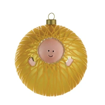 Image of Alessi Gesu Bambino Christmas Bauble, White, 9.00 x 19.50 cm
