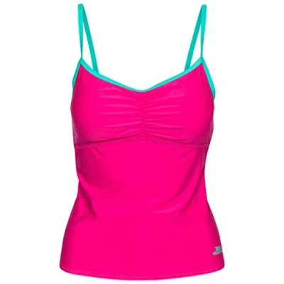 Image of Trespass Women Darcie Tankini with Removable Pads Pink Lady, 2X Small