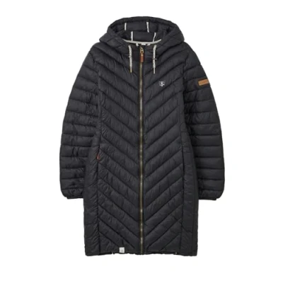 Image of LightHouse Womens Laurel Warm Coat Ladies Outdoor Long Padded Puffa Jacket with Hood Black 10