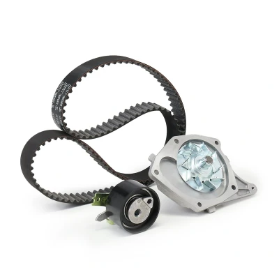 Image of 8200039519, 8200241629, 8200344791, 8200366318, 8200585574 Water Pump + Timing Belt Kit SNR KDP455.580 with rubber mount, screw 27mm