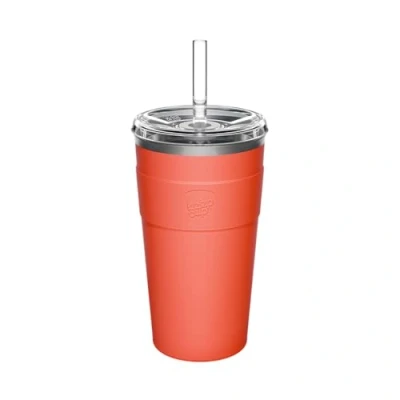 Image of KeepCup Thermal Cold Cup Insulated Stainless Steel Reusable Coffee with Lid and Straw 12oz/340ml 16oz/454ml Tangent