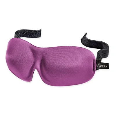 Image of Bucky 40 Blinks No Pressure Eye Mask for Travel &amp; Sleep, Orchid, One Size, Sleep