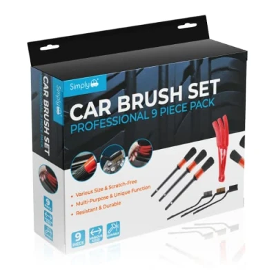 Image of 11x Simply Car Brush Set 9PC CBS9PC