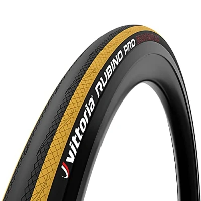 Image of Vittoria Rubino Pro Fold G2.0 Tyre: Black/Yellow/Black 700X25C