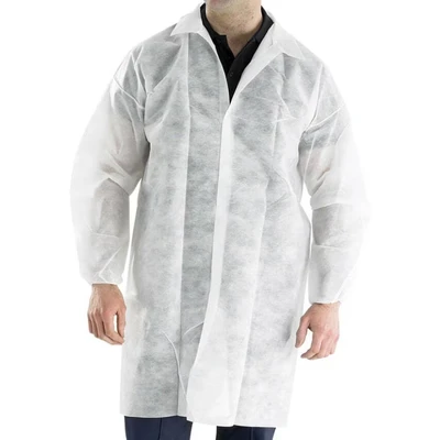 Image of Polprop Disposable V/Coat White XL