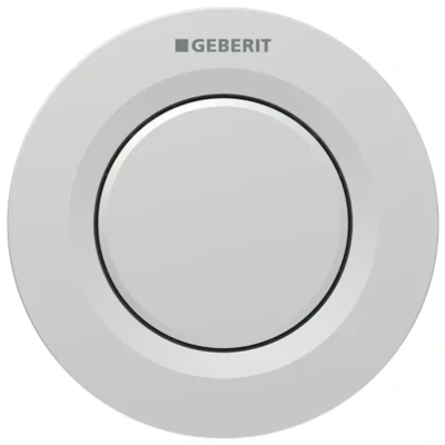 Image of Geberit Type 01 Pnuematic Single Flush Button For Sigma Concealed Cistern Matt Chrome (116.041.JQ.1)