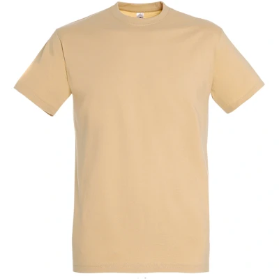 Image of SOLS Mens Imperial Heavyweight Short Sleeve T Shirt (Sand) Cotton Size 2XL