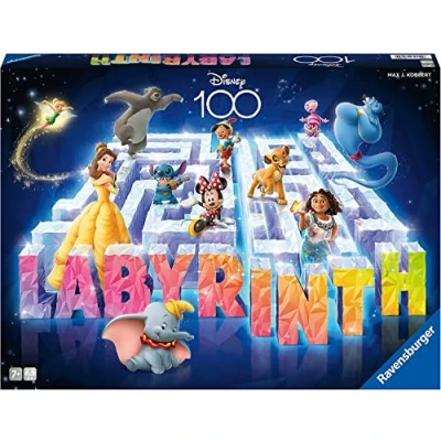 Image of Ravensburger Disney 100th Anniversary Edition Labyrinth Board Game for Kids and Adults Age 7 Years Up 2 to 4 Players