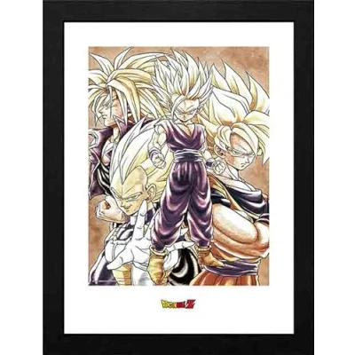 Image of Dragon Ball Super Saiyans 30 x 40cm Framed Collector Print