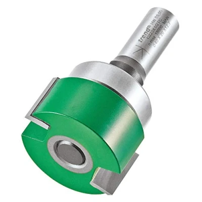 Image of Trend CraftPro Two Flute Intumescent Recessing Router Cutter Bit, 1/2 Inch Shank, 40mm Cut Diameter &amp; 20mm Length, Tungsten Carbide Tipped, C223X1/2TC