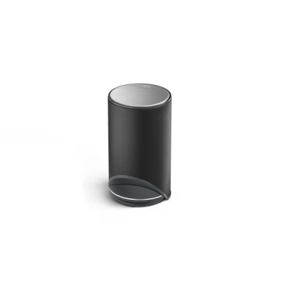 Image of Joseph Arc 10L Slimline Pedal Bin with Easy Push Pedal, Liner Pocket, Soft Close Lid, Fingerprint Proof, Removable Inner Bucket, Carbon Black