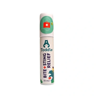 Image of Toddle Bite and Sting Relief 25ml 6 Hour Natural Cooling Insect with Coconut Oil Tea Tree, Gentle Formula for Face Body, Ideal Holiday Essentials Kids x1