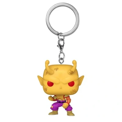 Image of Funko Pop! Keychain: DBSSH Orange Piccolo Dragon Ball Super Hero Novelty Keyring Collectable Mini Figure Stocking Filler Gift Idea Official Merchandise Anime Fans Backpack Decor