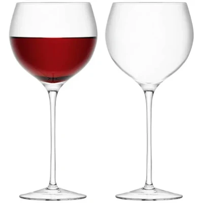 Image of LSA Wine Balloon Glass 570ml Clear Set of Two