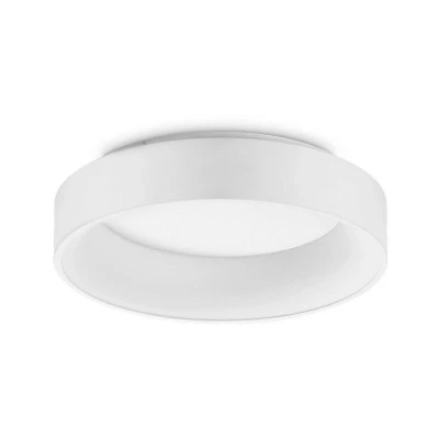 Image of ZIGGY Round 45cm Integrated LED Semi Flush Light White, 3000K, Non Dim