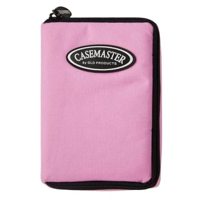 Image of Casemaster Select Nylon Steel and Soft Tip Dart Accessory Case, Holds 3 Darts, Foam Cushion Allows Flights to be Stored Open without being Crushed,Pink