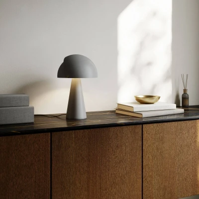 Image of DFTP by Nordlux Align table lamp, tiltable lampshade, grey
