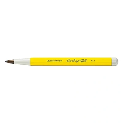 Image of Leuchtturm1917 363958 Drehgriffel Nr. 1, lemon Gelpen with black ink
