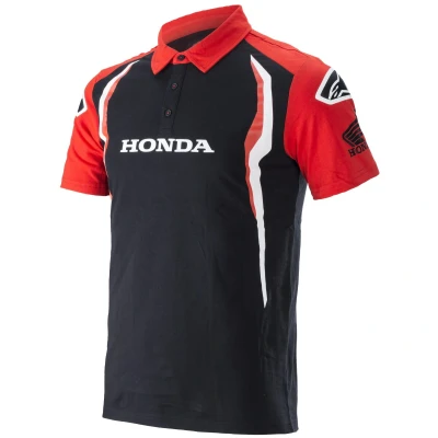 Image of Alpinestars Honda Polo Shirt, black/red, XXL