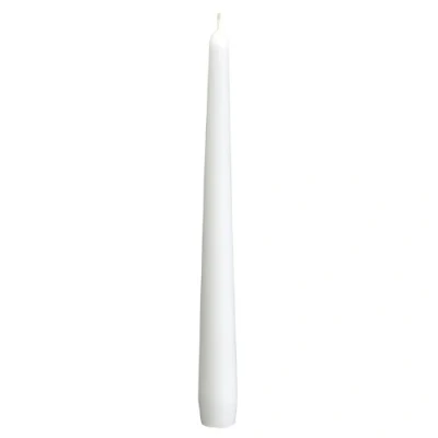 Image of Bolsius White Tapered Candle 245x24mm (Box 10)