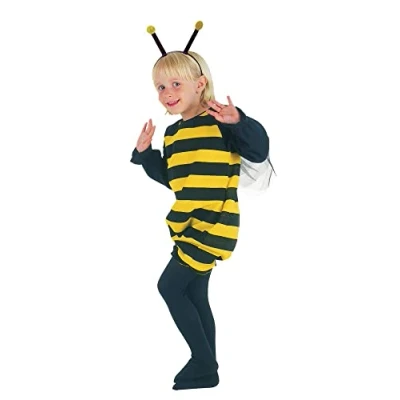 Image of Bristol Novelty CC014 Bumble Bee Toddler Costume, Girls, Black, X Small