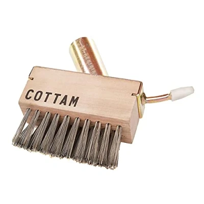 Image of COTTAM Patio Block Paving Brush &amp; Scraper For Driveway, Paving, and Path Maintenance