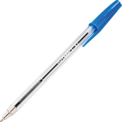 Image of Q Connect Ballpoint Pen Medium Blue (Pack of 20) KF34043