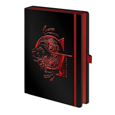 Image of Harry Potter Hardcover A5 Notebook Embossed with Gryffindor Foil Design Official Merchandise