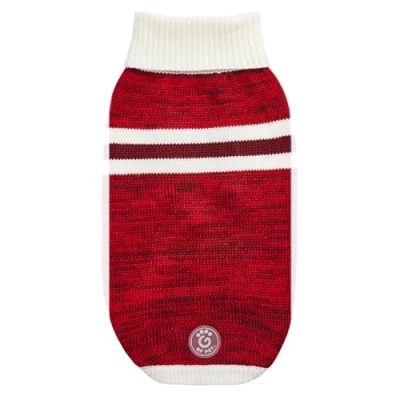 Image of GF Pet Dog Jumper Trekking Sweater, Knitted Winter Pullover for Dogs, Crochet Turtleneck Coat Red XL