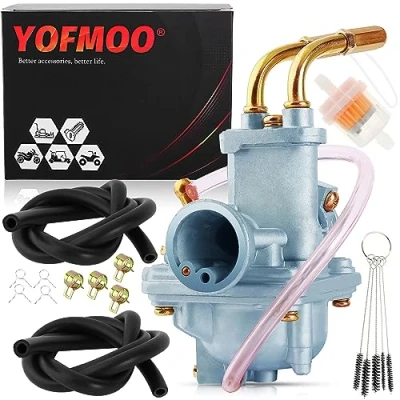 Image of Yingshop Carburetor Carb for Yamaha PW50 PW 50 Y Zinger Yzinger 1981 2009 Motorcycle Upgrade Parts Assembly Replacement Carburettor