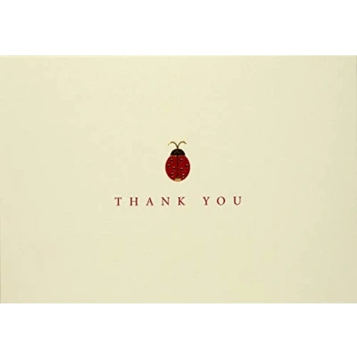 Image of Lady Bug Thank You Notes (Stationery, Note Cards) (Note Card Series)