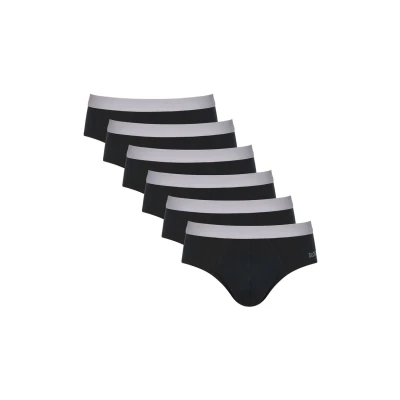 Image of Sloggi MEN GO ABC Brief 6 PACK Briefs, Men&#039;s, Size: XS, Black