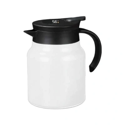 Image of Exingk Multifunction Electric Kettle Digital Temperature Display Portable Handle Insulated Stainless Steel Tea