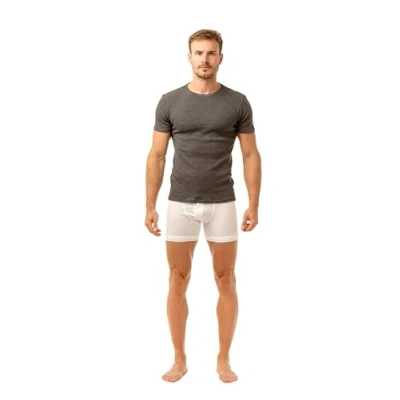 Image of Haigman Men&#039;s 2 Pack Short Sleeve Round Neck Thermal Vest (XXL, UK, 50 52 in, 127 132cm Grey)