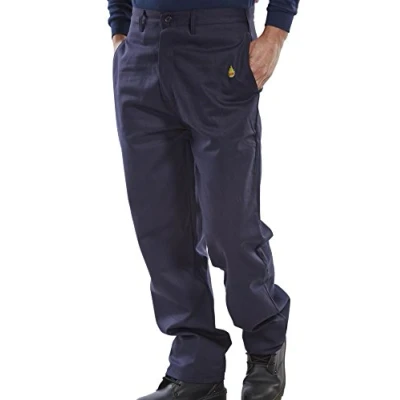 Image of Fire Retardant Trousers Navy Blue 30