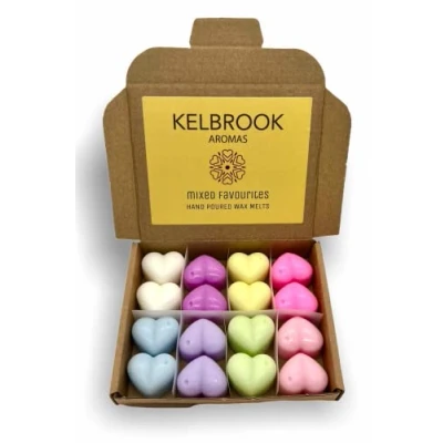 Image of Wax Melts Mixed Favourites 16 Pack Strong Scented Made in The UK Plastic Free Vegan