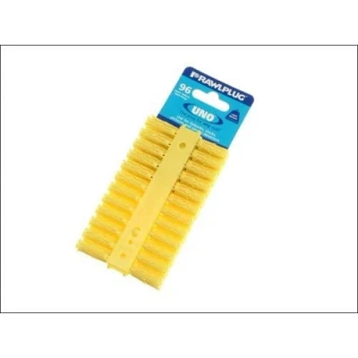 Image of Rawlplug 2 X R/PLUG 68 500 UNO PLUGS YELLOW(CARD96) SINGLES