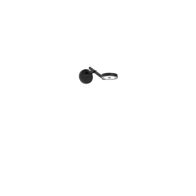 Image of Rotaliana String W0 Wall Lamp DTW Matt Black/Silver