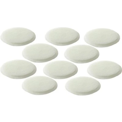 Image of First4spares Dyson Compatible White Round Post Motor Filter Pads to fit DC07 and DC14 Vacuum Cleaners (Pack of 10)