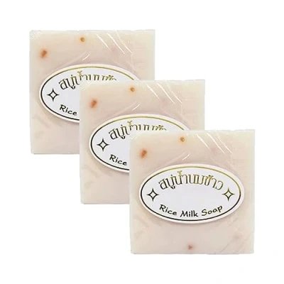 Image of Rice Whitening Soap,Face &amp; Body Soap, Armpits Intimate Area for Face