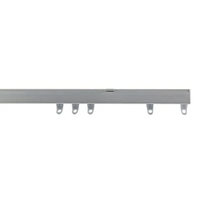 Image of Aluminium Fixed Curtain Track (Silver, 400cm)