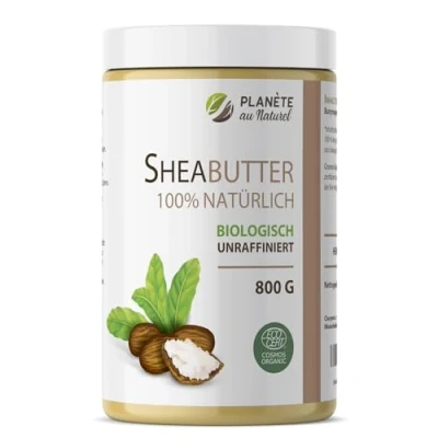 Image of SheaButter Organic 800g Karité Butter 100% Pure Natural Unrefined