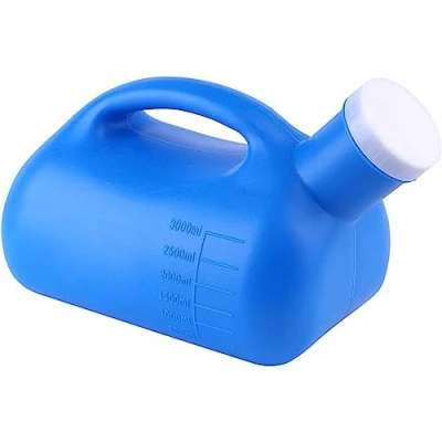 Image of SFQEVHRZ Unisex Urinals Urine Bottle， 3000ML Large Male Urinal Reusable Portable Potty Pee Bottle Collector Travel Toilet